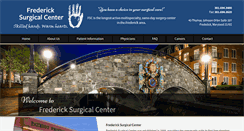 Desktop Screenshot of fredericksurgicalcenter.com